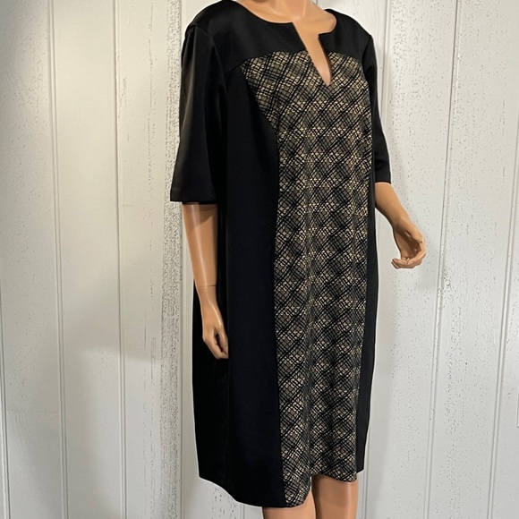 *Connected Apparel Woman's Short Sleeve Print Dress Sz 22W - Picture 3 of 10